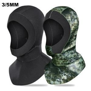 5mm/3mm 네오프렌 수영 모자 다이빙 후드 스노클 스쿠버 모자 카이트 서핑 윈드 서핑 서핑 모자 수중 스피어 피쉬 낚시 다이빙 장비