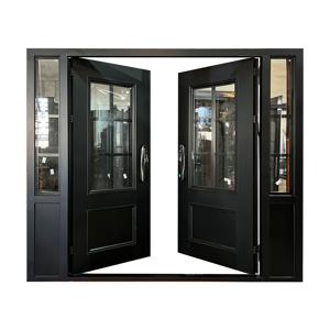 주문을 받아서 만들어진 문 서비스, 주거를 위한 두 배 정문을 위한 깨지지 않는 도난 방지 방수 주요 두 배 철 문 디자인