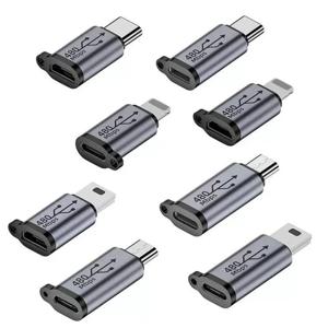 TypeC 암-미니 USB/유형 C 암-마이크로 USB/마이크로 USB 암-유형 C/마이크로 USB 암-미니 USB 커넥터 어댑터