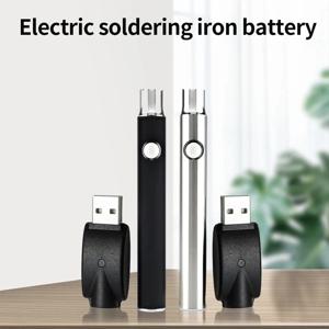 350/650mAh 전기 납땜 인두 휴대용 용접 도구 키트 510 스레드 열 팁 전자 용접 수리 도구