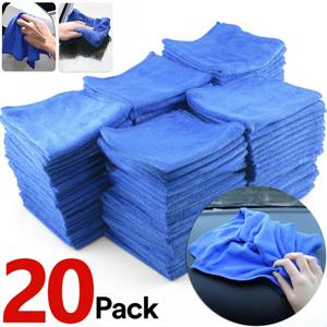 1-20Pcs 마이크로 화이버 타월 세차 건조 천 타월 가정용 청소 천 자동 자세히 연마 천 홈 청소 도구