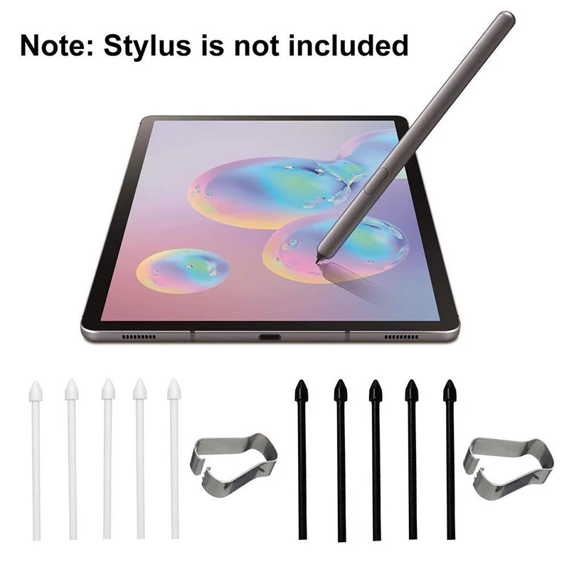스타일러스 S 펜 팁 펜 리필 도구 세트 Samsung-Galaxy Tab S6 lite S7 FE S8 S22 S23 S21 Ultra Note 20 시리즈 S 펜 액세서리