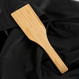 천연 대나무 패들 라이딩 크롭, 플로거 말채찍 스파이크, 0.9cm 두께, 스팽킹 패들 슬래퍼, 드레싱 채찍, 32cm