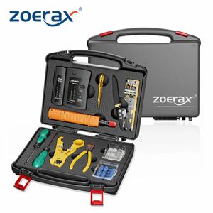 ZoeRax RJ45 CAT6 압착 도구 키트 네트워크 도구 키트 패스 스루 크림퍼 RJ45 압착 도구 케이블 테스터 펀치 다운 도구 스트리퍼