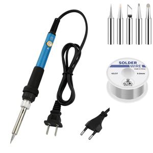 110V 220V 60W 미국/EUPlug 전기 납땜 인두 908 조정 가능한 온도 납땜 인두 품질 납땜 인두 스탠드