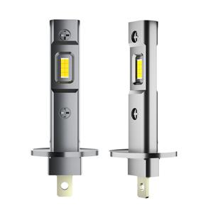 2Pcs H1 H3 LED H7 전구 헤드 라이트 램프 미니 30000LM 6500K CSP 슈퍼 밝은 높은 낮은 빔 자동차 안개 조명 12V 흰색 자동차