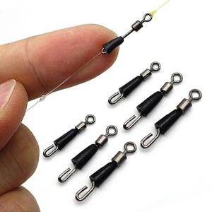 30/50PCSFishing 베어링 회전 볼 베어링 회전 솔리드 링 낚시 커넥터 오션 보트 빠른 빠른 링크 커넥터