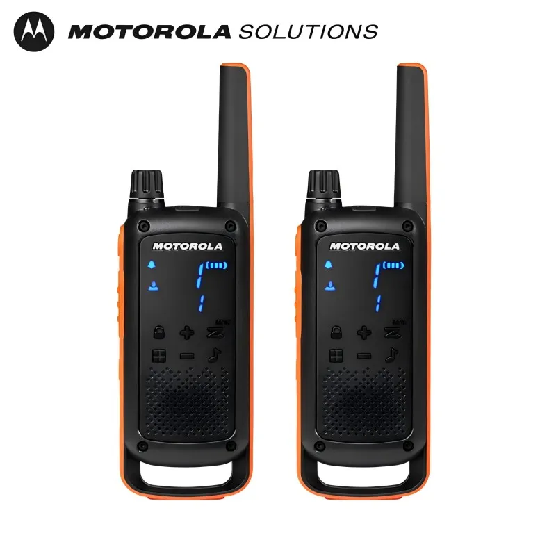 Motorola T82 공용 인터콤 양방향 라디오 라이센스가 필요 없는 USB 충전(실외 인터콤 조명 포함) 1쌍