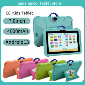새로운 어린이 태블릿 미니 PC 7.0 인치 4GB RAM 64GB ROM 교육 학습 게임 퍼즐 어린이 선물 태블릿 안드로이드 13