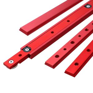 테이블 톱 마이 터 바 슬라이더 게이지로드 T 슬롯 마이 터 트랙 M6/M8T 나사 고정 장치 슬롯 DIY 목공 라우터 용 알루미늄 합금