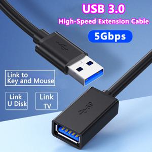 USB 3.0 USB 확장 남성-여성 스마트 TV PS4 Xbox SSD PC 키보드 마우스 익스텐더 용 고속 5Gbps 확장 데이터 코드