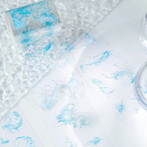 장식용 접착 테이프 미스트 판타지 랜드 정크 저널 DIY 종이, 일본 마스킹 스크랩북 스티커, 로트당 1 개