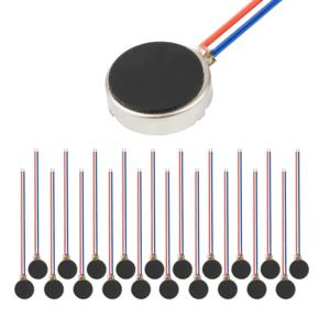 10Pcs 미니 진동 모터 DC 3V 12000rpm 플랫 코인 버튼 유형 모바일 휴대 전화 호출기 태블릿 용 마이크로 DC 진동 모터