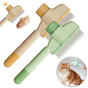 고양이 손질 마사지 브러시 애완 동물 빗 전문 오픈 매듭 애완 동물 제모 브러시 내구성 새끼 고양이 빗 애완 동물 액세서리