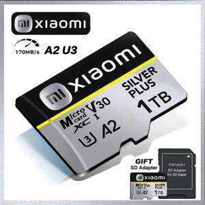 Xiaomi 울트라 마이크로 미니 SD 카드 1 테라바이트 512GB SD 메모리 카드 128GB 256GB A2 U3 V30 TF 플래시 카드 전화 컴퓨터 용