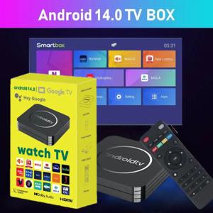 Q3 안드로이드 14 TV 박스 8K 셋톱 박스 Allwinner H3 HD 4K 2.4G Wifi 4GB 64GB 스마트 스트리밍 미디어 플레이어 Google Play Youtube