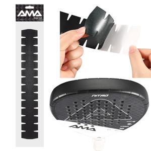 AMA SPORT Padel 라켓 보호 테이프 팩 1/2/6 엣지 프로텍터 내구성이 뛰어나고 투명한 패들 프로텍터 교체가 용이함