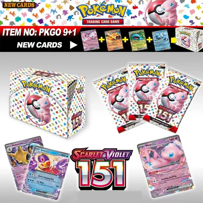 Pokémon PRISMATIC EVOLUTIONS SURGING SPARKS SCARLET&VIOLE 151 부스터 디스플레이 박스 포켓몬 부스터 카드 카드 놀이