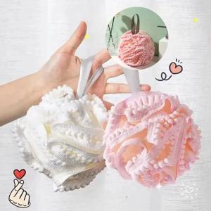 부드러운 입욕 꽃 포밍 스폰지 버블 위스프 바디 엑스 폴리 에이 팅 샤워 플라워 메쉬 볼 바디 워시 스킨 클리너 목욕 용품