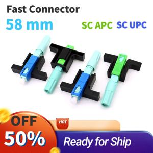 58MM 고속 커넥터 SC APC SC UPC SM 단일 모드 FTTH 도구 콜드 커넥터 광섬유 스레드 커넥터 고품질