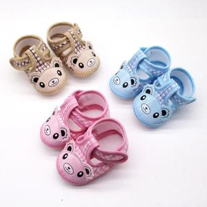 사랑스러운 신생아 아기 소년 소녀 만화 작은 곰 Prewalker 부드러운 단독 단일 신발 첫 워커 어린이 신발 Zapatos