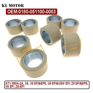 8pcs 30x18 25G 변속기 롤러 CF188 CF500 CF 500 500CC CF196 800 800CC ATV UTV 부품 0180- 051100 -0003