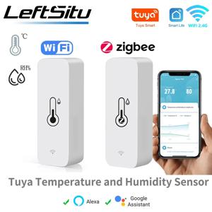 Tuya Zigbee WiFi 온도 습도 센서 APP 스마트 홈용 원격 모니터 var SmartLife WorkWith Alexa Google Assistant