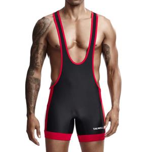 Mens Undershirts 슬림 바디 슈트 셰이퍼 레슬링 싱글 점프 슈트 섹시한 속옷 Bodywear 스포츠 보디 빌딩 싱글 Onesie