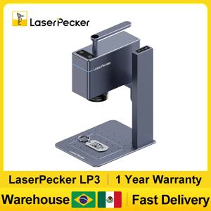 Laserpecker 휴대용 레이저 조각기, 금속 플라스틱, 10KW 블루투스 5.0, 4K LP3
