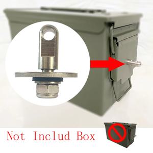 50 Cal 탄약 캔-강철 총 잠금 상자 탄약 금고 군대 잠글 수있는 케이스 40mm 권총 총알 귀중품 보관
