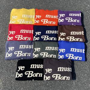 개구리 드리프트 새로운 패션 CPFM KANYE 빈티지 streetwear 포밍 인쇄 스웨터 남성용 후드 후드