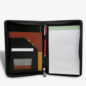 A5 PU 가죽 폴더 비즈니스 Padfolio 관리자 다기능 사무실 주최자 플래너 노트 학교 사무실 회의 폴더