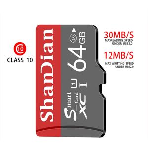 메모리 카드 128GB 스마트 SD Class10 64GB 레드 스마트 HC 8GB 무료 SD 어댑터 선물 UAV 카메라 8GB 용 32GB 16GB TF USB 플래시 XC