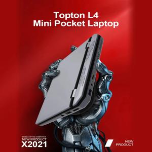 Topton 팬리스 미니 포켓 게임용 노트북, 7 인치 터치 스크린, 인텔 N4000, 12GB DDR4 울트라북 노트북, 2.0MP 넷북, 윈도우 11