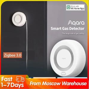 Aqara 스마트 천연 가스 감지기 연기 경보 Zigbee 3.0 센서 지능형 연결 보안 Xiaomi Home Homekit APP 사용