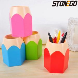 STONEGO 메이크업 브러쉬 펜 홀더 꽃병 연필 냄비 편지지 보관 상자(액세서리는 포함되지 않음)