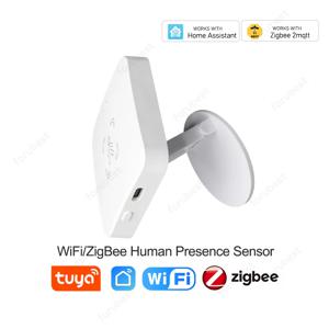 Tuya 스마트 WiFi /Zigbee 인간 존재 센서 24G 5.8G 밀리미터 레이더 감지 MmWave 모션 센서 홈 어시스턴트와 함께 작동