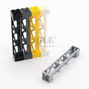 10pcs Moc 빌딩 블록 58827 전신 극 철 프레임 지원 2x2x10 대들보 DIY 벽돌 건축 장난감과 호환 가능