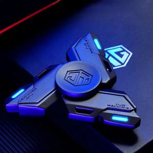 Fidget Spinner 금속 합금 빛나는 오래 지속되는 손가락 끝 자이로 EDC 스피닝 탑 스트레스 릴리프 장난감 성인용 어린이 선물