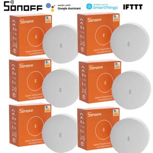 SONOFF SNZB-02P Zigbee 온도 습도 센서 스마트 홈 eWelink APP Alexa Google 홈을 통한 실시간 모니터 온도계