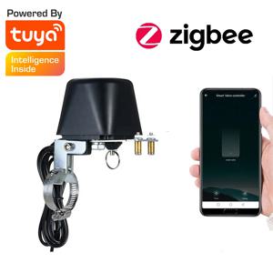 Tuya ZigBee 스마트 무선 제어 가스 워터 밸브 Alexa,Google Assistant와 함께 가스 작업을 위한 스마트 홈 자동화 제어 밸브