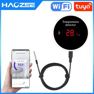 외부 온도 USB 충전 또는 충전식 배터리가 포함된 Tuya 스마트 WIFI 온도계