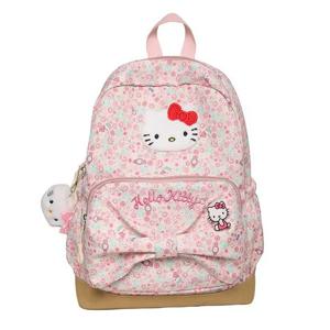 헬로 키티 카와이 걸스 백팩 청소년 여성 여행 배낭 어린이 학교 도서 가방 Mochila Escolar