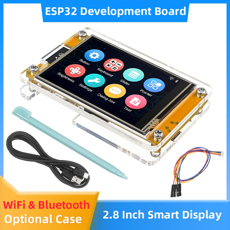 ESP32 개발 보드 Arduino LVGL WIFI 블루투스 터치 WROOM 240*320 화면 LCD TFT 모듈 용 2.8 인치 스마트 디스플레이