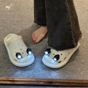 이상한 자랑 유물 선물 LED 조명 악어 신발 램프, 휴대용 다기능, 야간 산책객, 하이킹, 캠핑에 적합