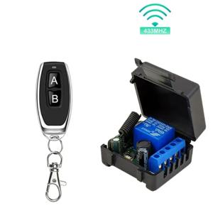 DC 12V 10A 보안 원격 제어 스위치 모터 라이트 게이트 도어 DIY 컨트롤러에 대 한 범용 433Mhz 무선 릴레이 모듈 수신기