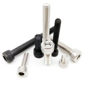 50pcs DIN912 M3 육각형 육각 소켓 헤드 캡 알렌 볼트 나사 304 A2-70 스테인레스 스틸 블랙 등급 12.9 스틸