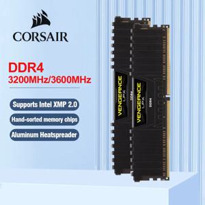 CORSAIR DDR4 RAM 데스크탑 메모리 Vengeance 16GB 8GB 3200MHz 3600MHz Dimm Memoria Rams PC4 게임 메모리 지원 마더보드