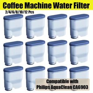 AquaClean 필립스 필터 용 12-2Pcs 커피 필터 CA6903/10/00/01/22/47 필립스 커피 기계 부품 용 CMF009 교체