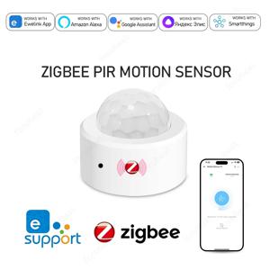 ZigBee 스마트 PIR 모션 센서 감지기 이동 센서 EWelink APP 제어 무선 홈 오토메이션은 Alexa Amazon과 함께 작동합니다.